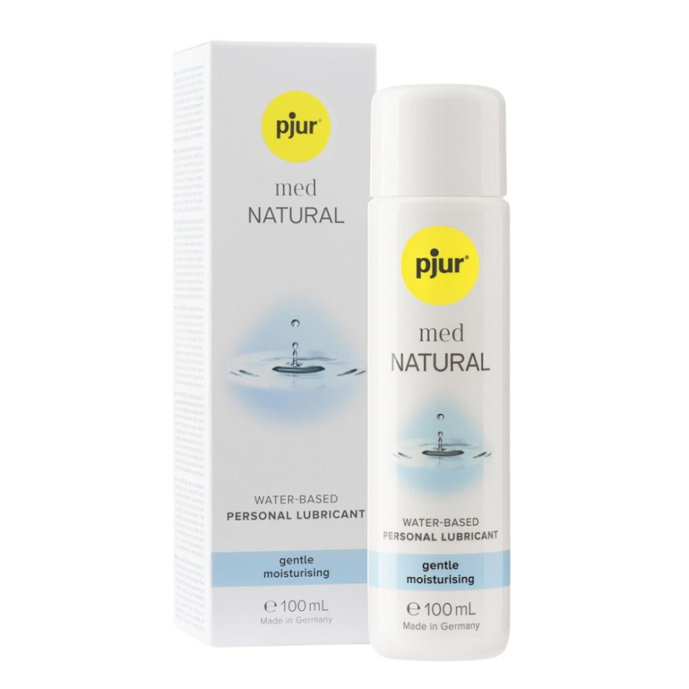Лубрикант увлажняющий Pjur Med Natural Glide на водной основе, 100 мл, фото №0 — секс шоп Украина, NO TABOO