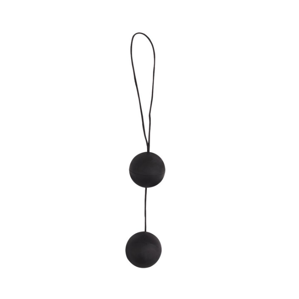 Вагинальные шарики Chisa Hi-Basic Love Balls на мягкой сцепке, черные, 24 х 3.3 см фото №2 — секс игрушки: Украина, NO TABOO