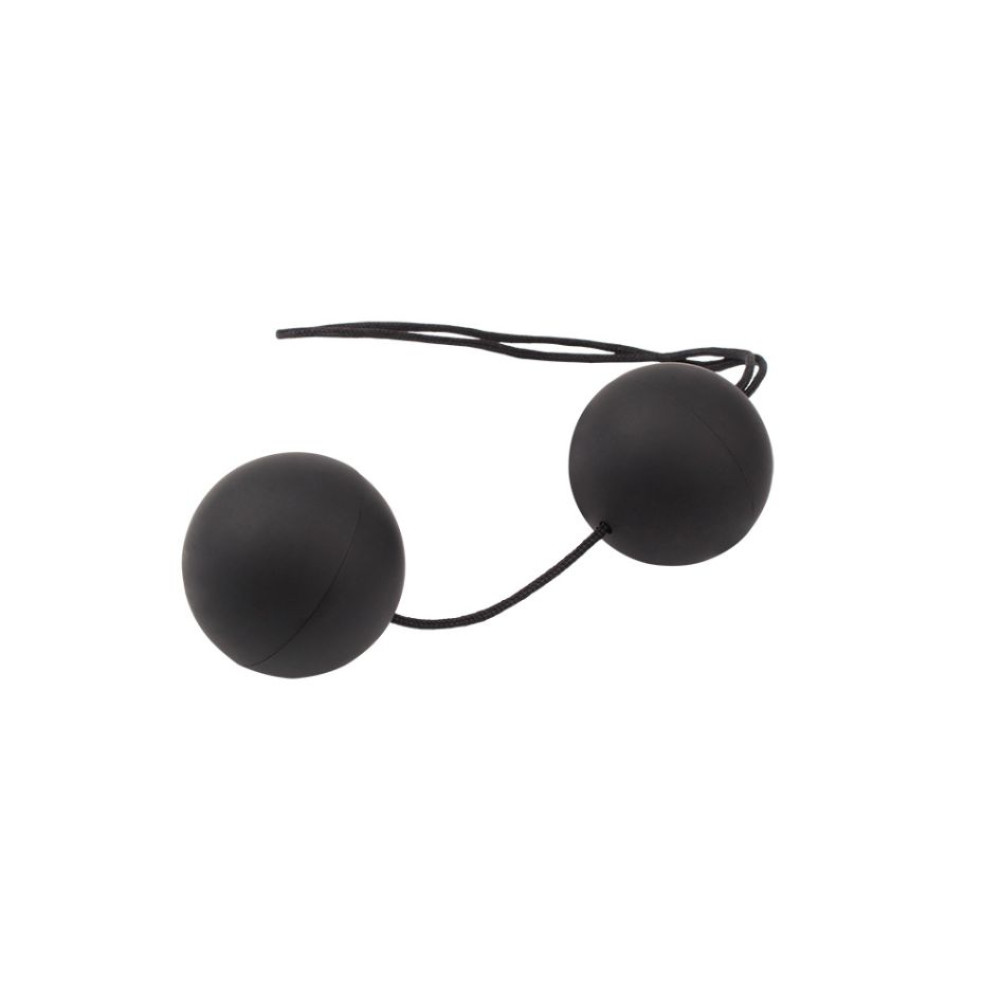 Вагинальные шарики Chisa Hi-Basic Love Balls на мягкой сцепке, черные, 24 х 3.3 см фото №3 — секс игрушки: Украина, NO TABOO