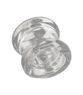 Насадка на мошонку Oxballs Squeeze, прозрачная, 8.9 х 5.1 см - No Taboo