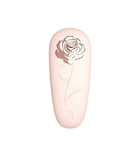 Стимулятор с пульсацией Rosebud Chisa Kissen для клитора, розовый, 11 см х 2.6 см - No Taboo