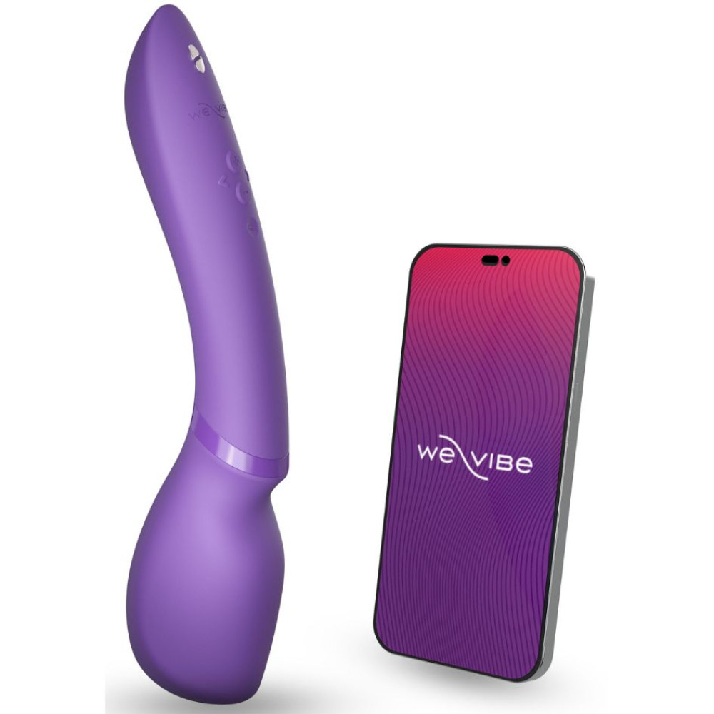 Вибромассажер микрофон Wand by We-Vibe 2 Purple, фиолетовый, 27 см х 5.5 см фото №3 — секс игрушки: Украина, NO TABOO