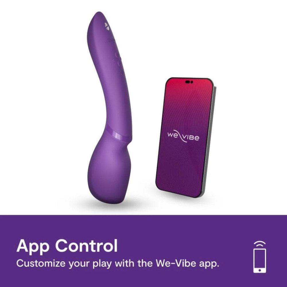 Вибромассажер микрофон Wand by We-Vibe 2 Purple, фиолетовый, 27 см х 5.5 см фото №11 — секс игрушки: Украина, NO TABOO