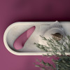 Вибратор бесшумный Womanizer Vibe Dusky Pink для клитора, розовый, 14.5 см х 4.3 см фото №12 — секс игрушки: Украина, NO TABOO