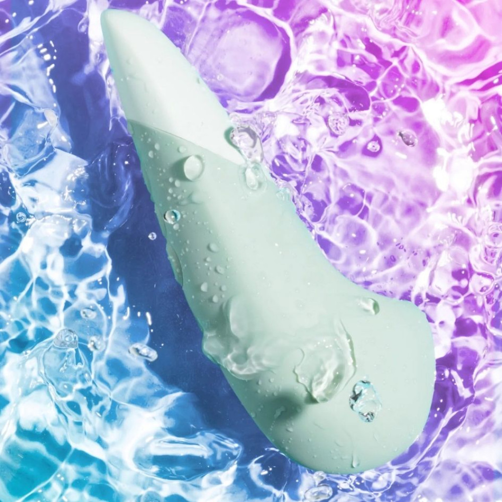 Вибратор бесшумный Womanizer Vibe Sage для клитора, зеленый, 14.5 см х 4.3 см фото №16 — секс игрушки: Украина, NO TABOO