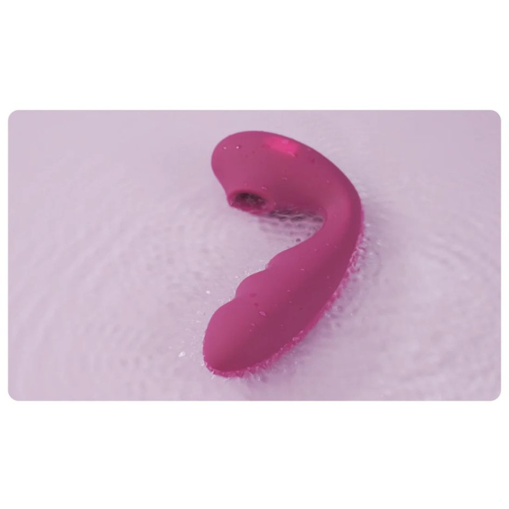 Вакуумный стимулятор BeYourLover Tara Purple с вагинальным отростком и подогревом, фиолетовый, 13.9 см х 3.7 см фото №3 — секс игрушки: Украина, NO TABOO