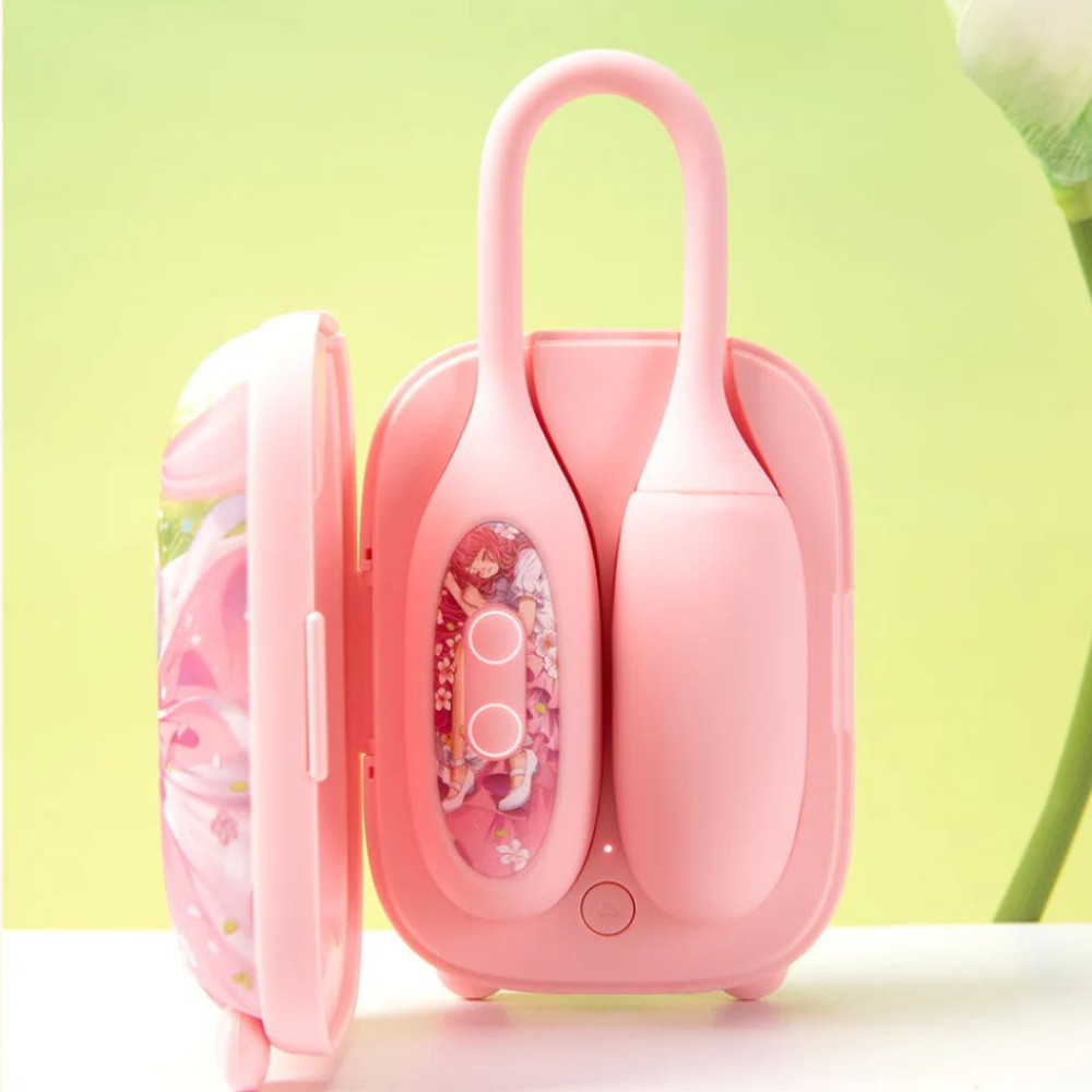Виброяйцо и вакуумный стимулятор для клитора 2в1 BeYourLover Magic Suitcase в зарядном кейсе, розовый фото №6 — секс игрушки: Украина, NO TABOO