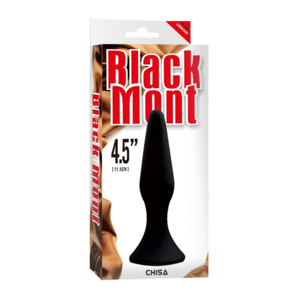 Анальная пробка L Chisa Black Mont, черная, 12.8 х 3 см фото №0 — секс игрушки: Украина, NO TABOO