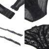 Трусики с поясом для чулок Star Night Panty and Garter черные, XS-S, фото №5 — секс шоп Украина, NO TABOO
