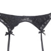 Трусики с поясом для чулок Star Night Panty and Garter черные, XS-S, фото №4 — секс шоп Украина, NO TABOO