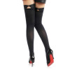 Чулки с бантами Star Night Stockings плотные, черные, OS (XS-L), фото №1 — секс шоп Украина, NO TABOO