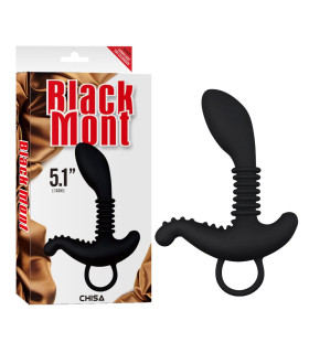 Анальный стимулятор простаты Black Mont, силикон, черный - No Taboo