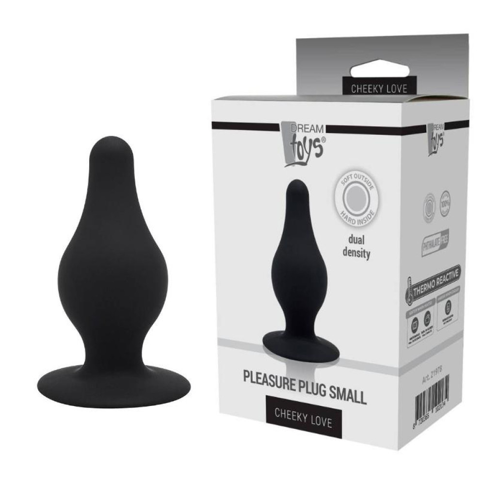 Анальная пробка, S, Cheeky Love Dream Toys черная, 7.2 х 3.4 см фото №0 — секс игрушки: Украина, NO TABOO