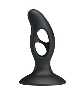 Массажер простаты Baile Fabulous на присоске, черный, 9.3 х 3.2 см - No Taboo