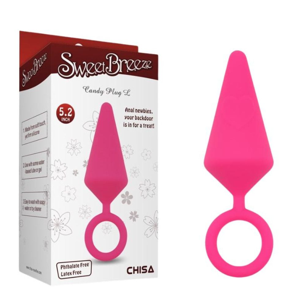 Анальная пробка Chisa Candy Plug L розовая, 13.2 х 4 см фото №0 — секс игрушки: Украина, NO TABOO