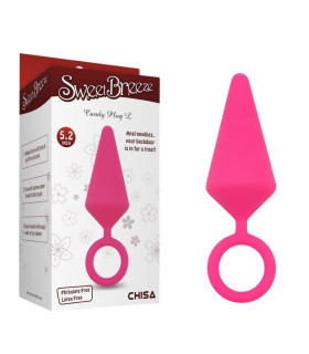 Анальна пробка Chisa Candy Plug L рожева, 13.2 х 4 см - No Taboo