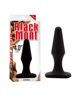 Анальная пробка M Chisa Black Mont, черная, 10.5 х 2.7 см - No Taboo