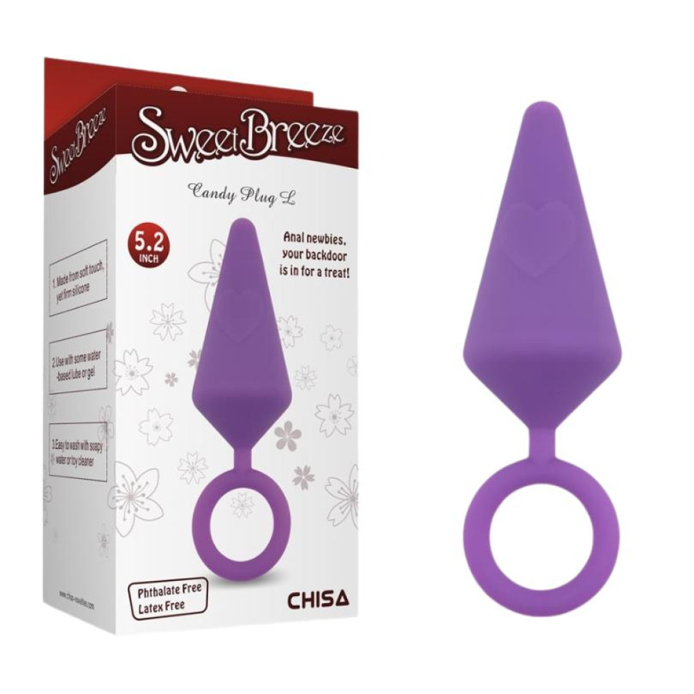 Анальная пробка Chisa Candy Plug L фиолетовая, 13.2 х 4 см фото №0 — секс игрушки: Украина, NO TABOO