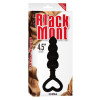 Анальная елочка Chisa Black Mont, черная, 15.6 х 3.4 см фото №1 — секс игрушки: Украина, NO TABOO