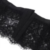 Пояс для чулок с трусиками Star Night Lace High Waist Garter Belt кружевной, черный, S-M, фото №3 — секс шоп Украина, NO TABOO