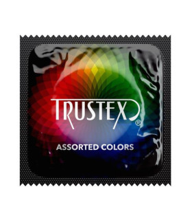 Презерватив Trustex Assorted Colors Lubricated cо смазкой, 1 шт - No Taboo