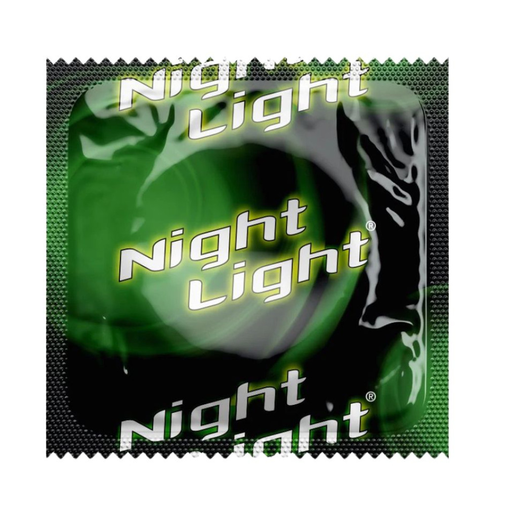 Презерватив светящийся в темноте Night Light со смазкой, 1 шт, фото №0 — секс шоп Украина, NO TABOO