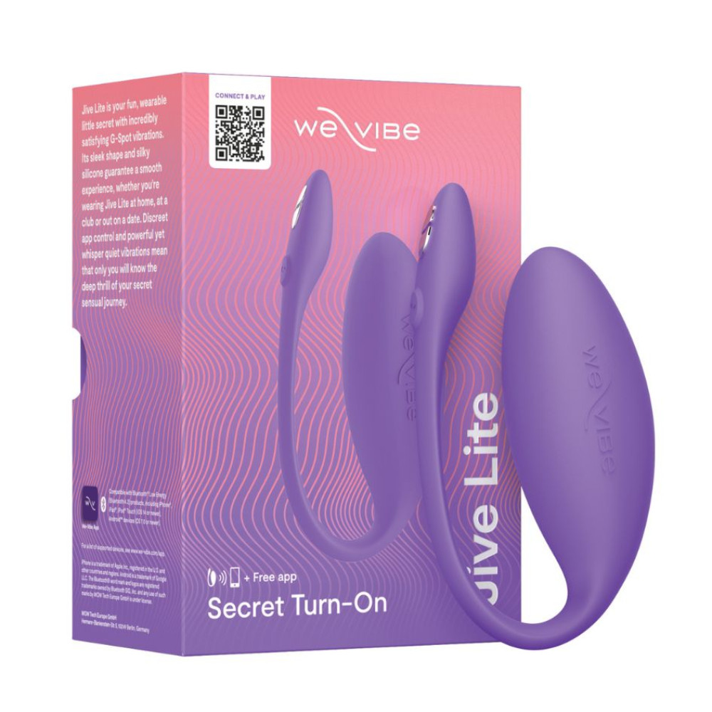Вибратор яйцо We-Vibe Jive Lite Purple с функцией управления со смартфона, фиолетовое фото №0 — секс игрушки: Украина, NO TABOO