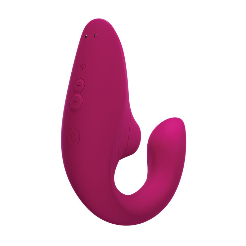 Вибратор-стимулятор двойной Womanizer Blend Vibrant Pink для точки G и клитора, вакуум и вибрация, розовый фото №3 — секс игрушки: Украина, NO TABOO