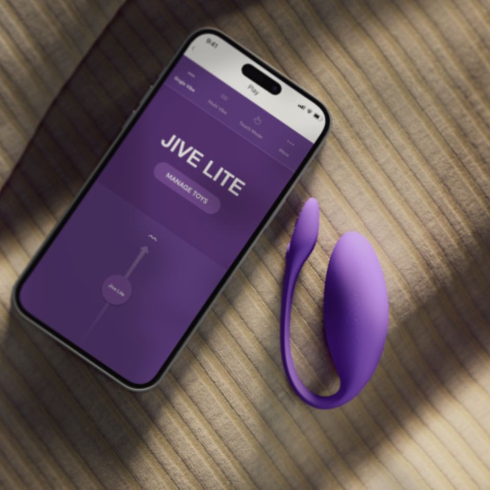 Вибратор яйцо We-Vibe Jive Lite Purple с функцией управления со смартфона, фиолетовое фото №14 — секс игрушки: Украина, NO TABOO