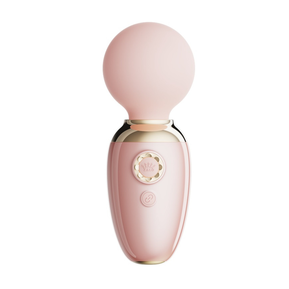 Вибратор микрофон с подогревом ZALO Ava Sacura Pink из жидкого силикона, розовый, 8.9 х 5.2 см фото №3 — секс игрушки: Украина, NO TABOO