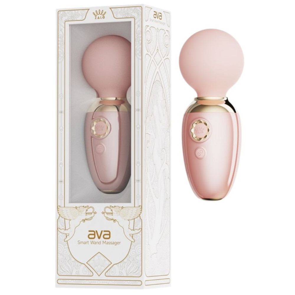Вибратор микрофон с подогревом ZALO Ava Sacura Pink из жидкого силикона, розовый, 8.9 х 5.2 см фото №0 — секс игрушки: Украина, NO TABOO