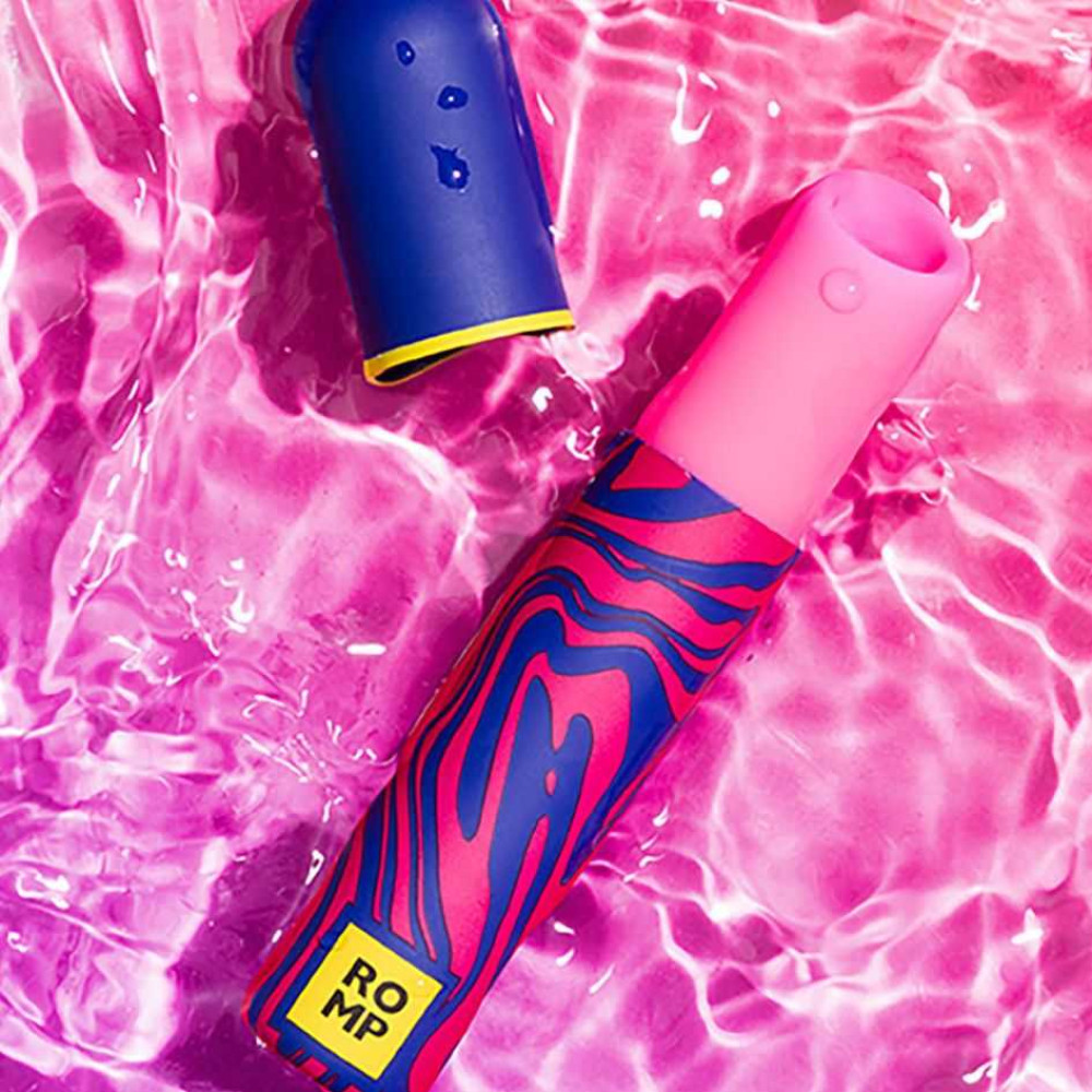 Клиторальный стимулятор вакуумный Romp Lipstick в форме помады, розовый фото №9 — секс игрушки: Украина, NO TABOO