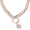 Ошейник цепь с поводком Taboom Dona Statement Collar and Leash, золотой, 49 см х 75 см, фото №9 — секс шоп Украина, NO TABOO