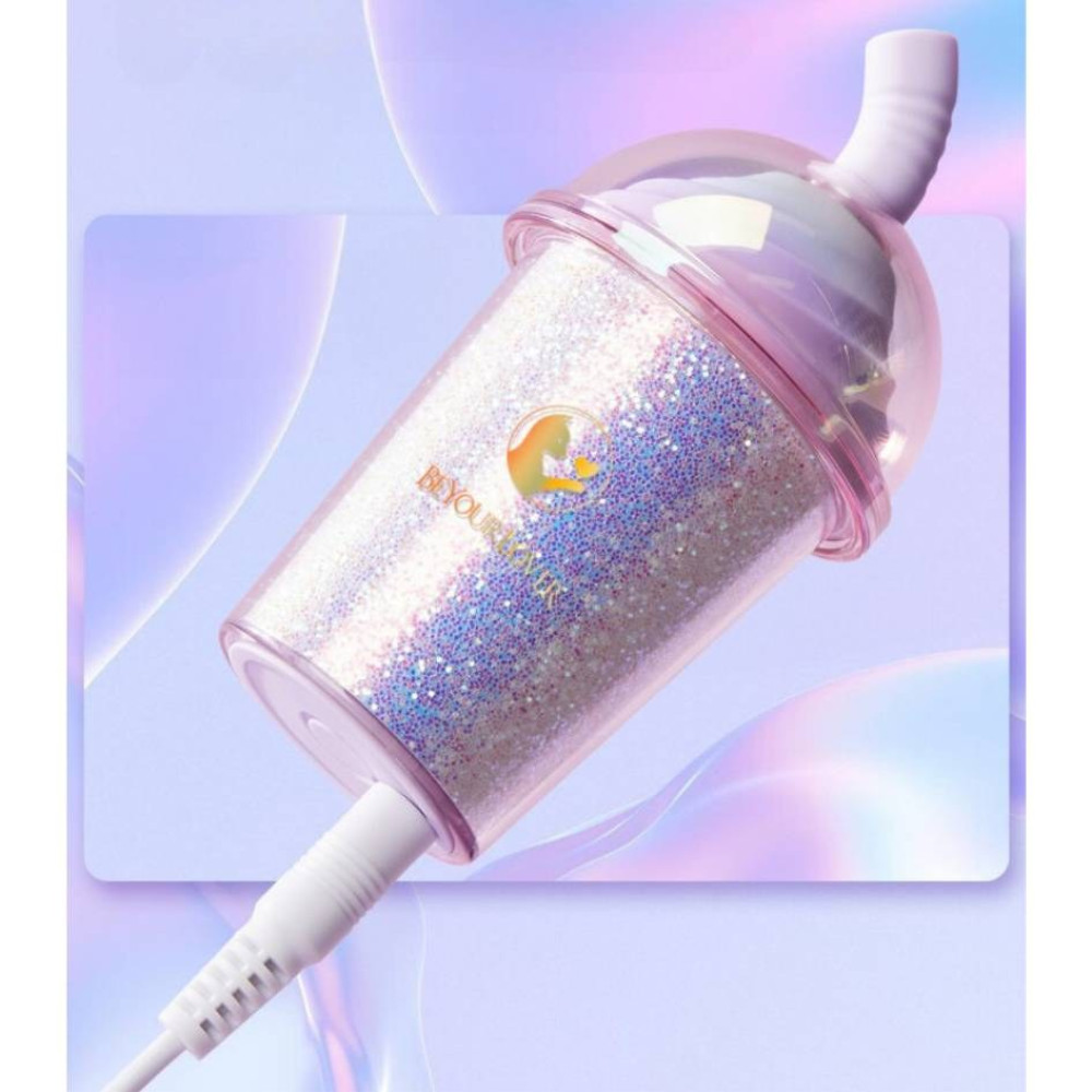 Вакуумний стимулятор в форме стаканчика с трубочкой BeYourLover Joy Cup сияющий лиловый, 9.1 см х 4.6 см фото №18 — секс игрушки: Украина, NO TABOO