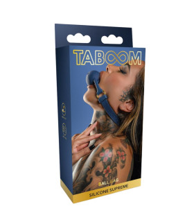 Кляп-кулька Taboom Silicone Supreme, силіконовий, синій, 4.3 см - No Taboo