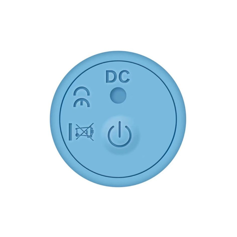 Вібропуля Adam & Eve Blue Diamond з рельєфом, блакитна, 9.2 см х 2.1 см фото №3 — секс іграшки: Україна, NO TABOO