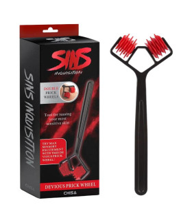 Колесо Вартенберга Chisa Sins Devious Prick Wheel двойное, 19.5 см х 7.4 см х 2.7 см - No Taboo