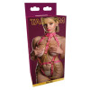 Портупея с цепями Taboom Malibu Chain Body Harness розовая с золотой фурнитурой, S-M, фото №1 — секс шоп Украина, NO TABOO