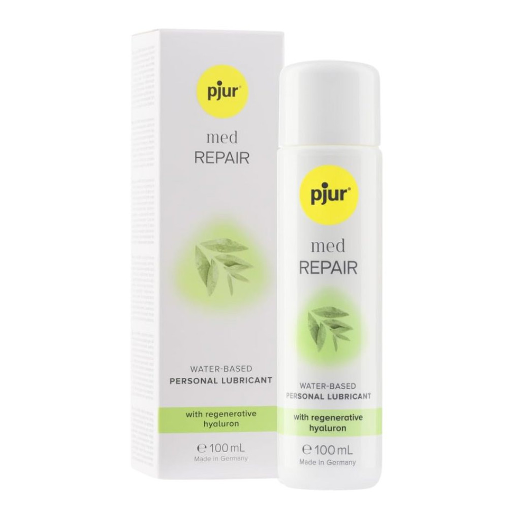 Лубрикант на водной основе Pjur Med Repair Glide Lubricant с гиалуроновой кислотой, 100 мл, фото №0 — секс шоп Украина, NO TABOO