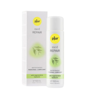 Лубрикант на водной основе Pjur Med Repair Glide Lubricant с гиалуроновой кислотой, 100 мл - No Taboo