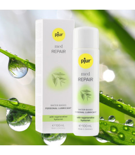 Лубрикант на водной основе Pjur Med Repair Glide Lubricant с гиалуроновой кислотой, 100 мл - No Taboo