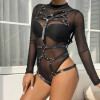 Описание Портупея боди Star Night Chest Harness Straps из кожзаменителя, черного цвета, фото №3 — секс шоп Украина, NO TABOO