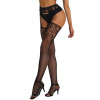Колготки с имитацией чулок Star Night Suspender Stocking с поясом и подтяжками, XS-M, фото №4 — секс шоп Украина, NO TABOO