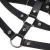 Портупея на грудь Star Night Chest Harness Straps из искусственной кожи, черная, фото №3 — секс шоп Украина, NO TABOO