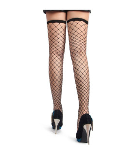 Панчохи У велику сітку Star Night Sexy Crazy Stockings чорні, XS-L - No Taboo