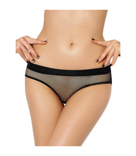 Трусики с вырезом сзади Star Night Open Hipster Panty черные, XS-S - No Taboo