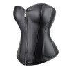 Корсет із застібкою-блискавкою Star Night Sexy Leather, XL, і шнурівкою, чорний, фото №5 — секс шоп Україна, NO TABOO