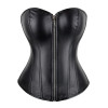 Корсет із застібкою-блискавкою Star Night Sexy Leather, XL, і шнурівкою, чорний, фото №4 — секс шоп Україна, NO TABOO