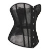 Корсет из сетки Star Night Grid Corset, S, с крючками и шнуровкой, черный, фото №6 — секс шоп Украина, NO TABOO