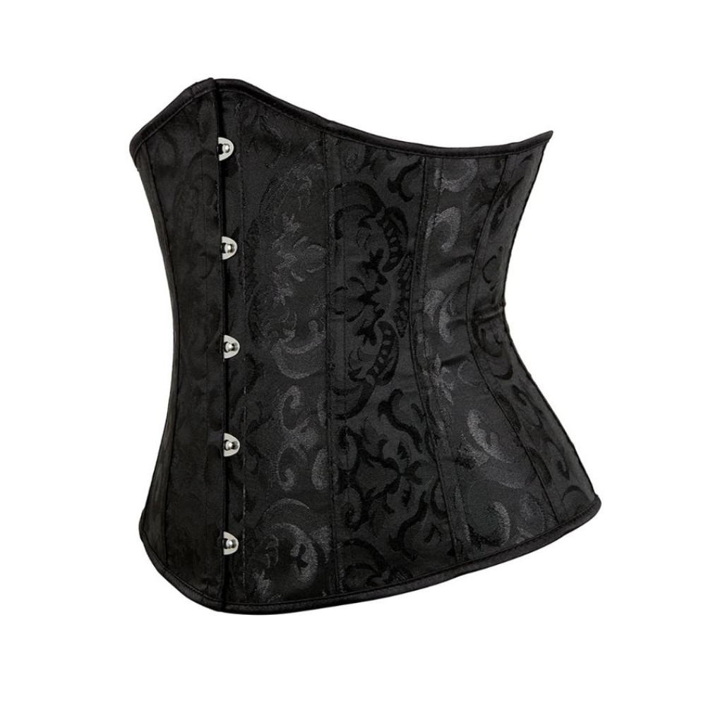 Корсет под грудь Star Night Corset M, с крючками и шнуровкой, черный, фото №5 — секс шоп Украина, NO TABOO
